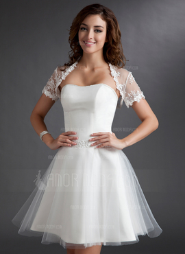 A-Line/Princess Sweetheart Long Dresses With Beading & Bowknot main image 0