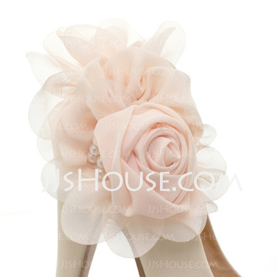 Leatherette Stiletto Heel Closed Toe Platform Pumps Wedding Shoes (047011901)