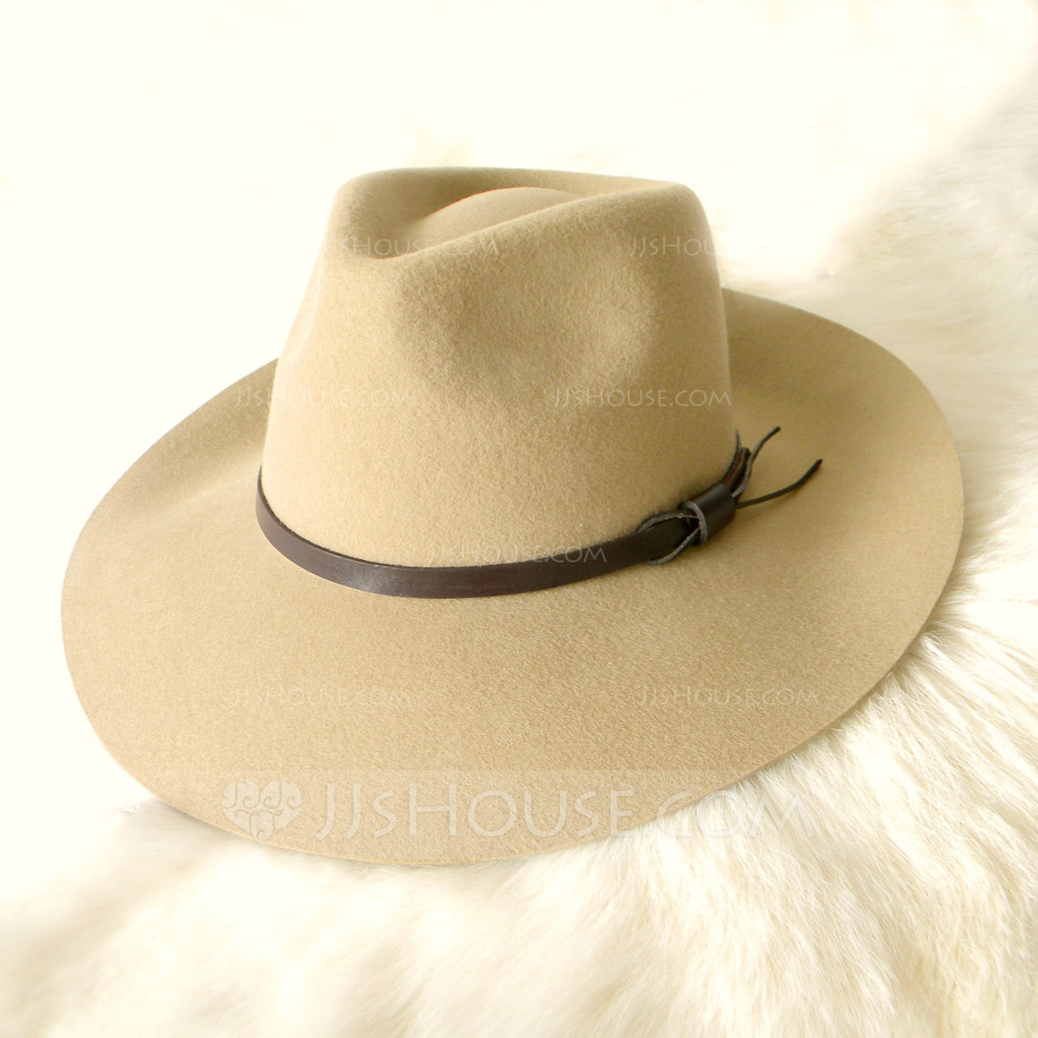 Ladies' Autumn/Winter Wool With Bowler/Cloche Hat (196075511