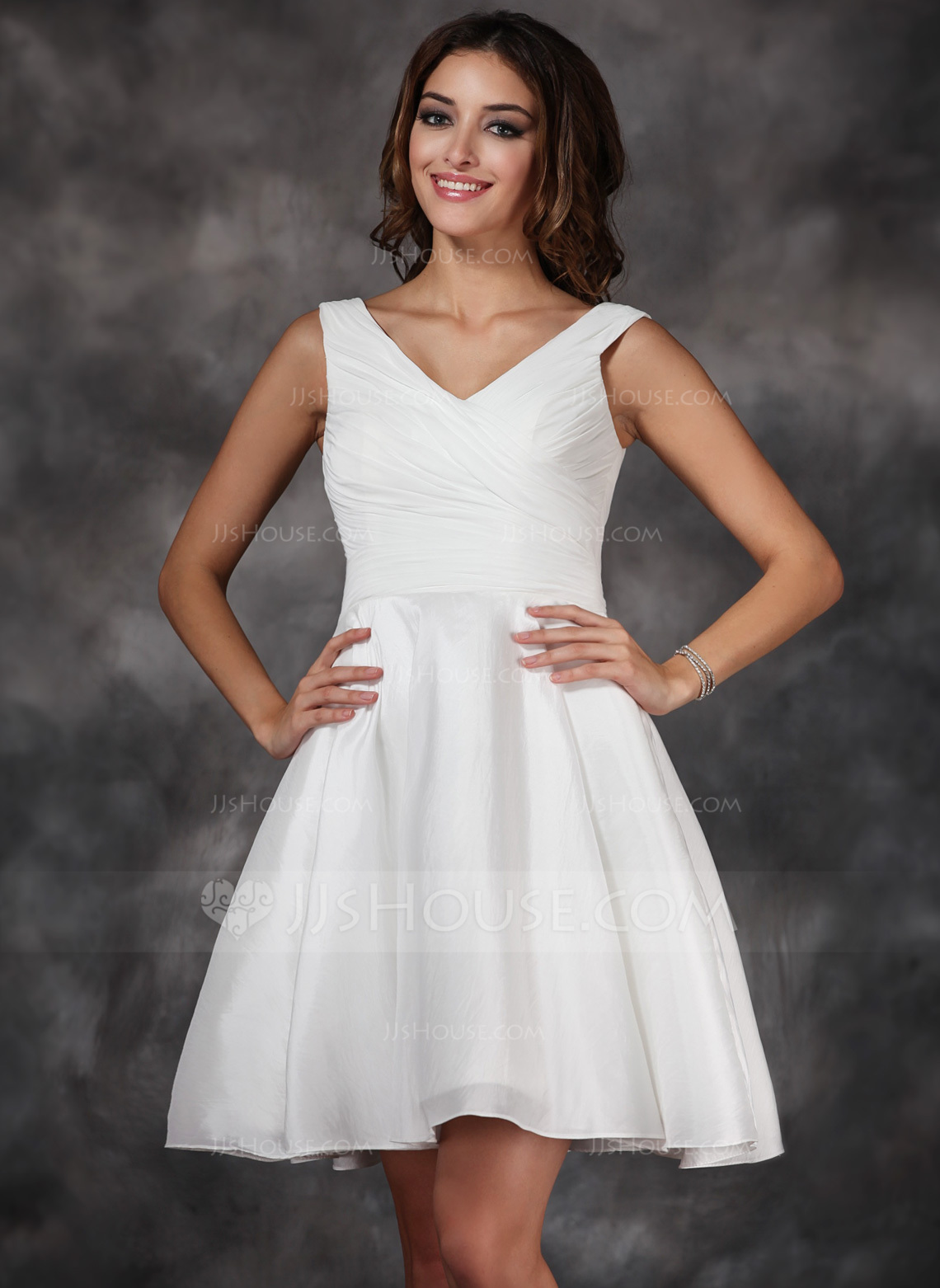 a line princess v neck