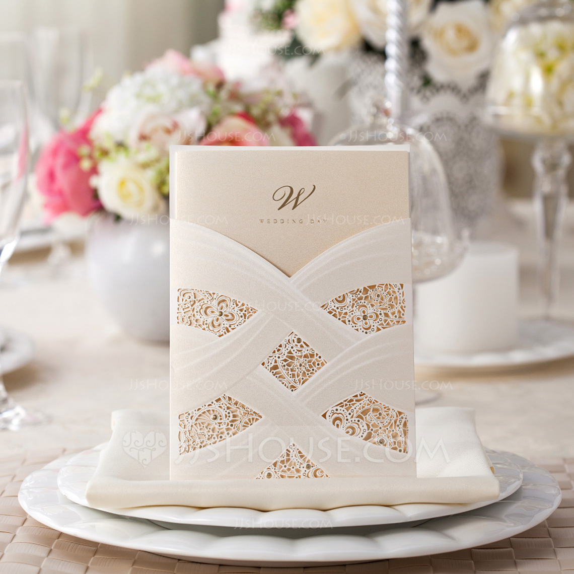 Artistic Style Wrap & Pocket Invitation Cards (Set of 20) (114055129