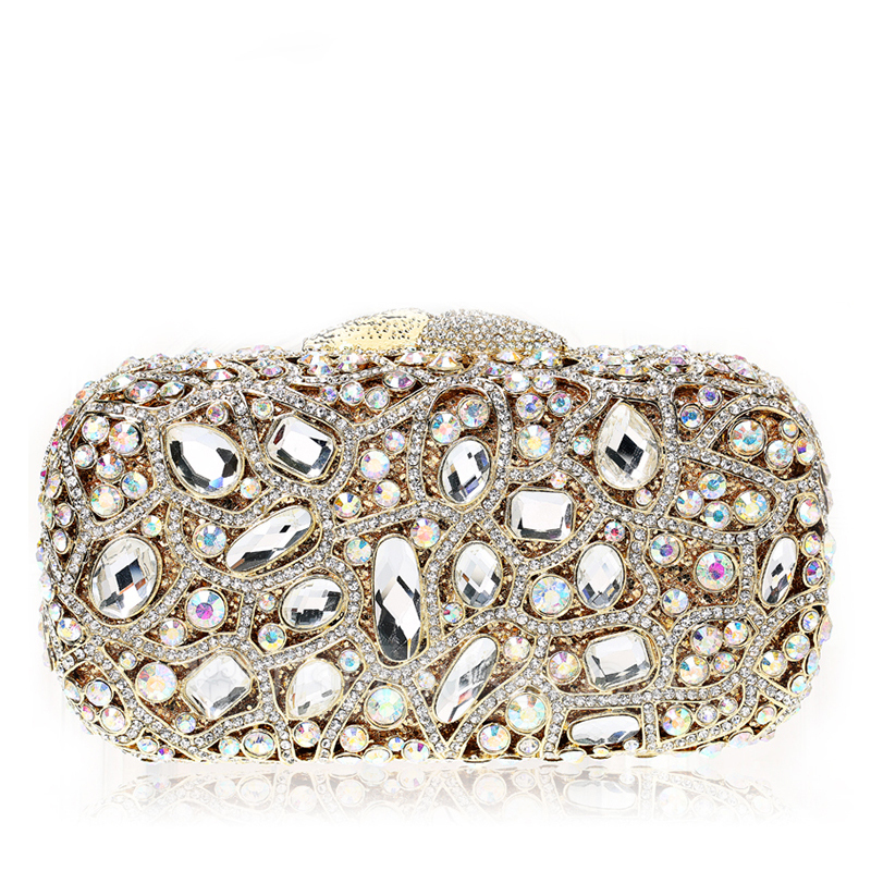 Unique Crystal/ Rhinestone Wristlets/Bridal Purse/Luxury Clutches