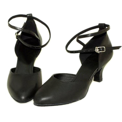 Real Leather Heels Pumps Modern Ballroom Dance Shoes (053008213)