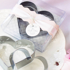 Heart Shaped Metal Cookie Cutter Set Wedding Favor (Set of 2)  (051011370)