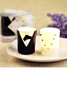 Bride and Groom Candles Favor Set (Pair)(096017634)