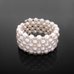 Chic Ladies' Rhinestone Strand/Tennis Bracelet (095017932)