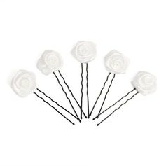 Amazing Alloy/Satin Women's Wedding Hairpins (042024895)
