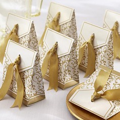 50th Anniversary Favor Box With Gold Ribbon (Set of 12) (050005516)