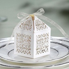 Paper Orchid Filigree Favor Box - Set of 12 (More Colors) (050026304)