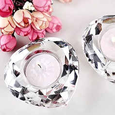 Crystal Diamond-Shaped Candle Favor(096017631)