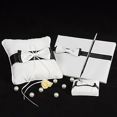Black & White Wedding Collection Set With Bow Knot (3 Pieces)(100017972)