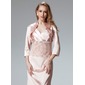 3/ 4-Length Sleeves Charmeuse  Jacket/ Wrap (013004078)
