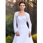 Wedding Chiffon Wraps With Beading (013024368) Wedding Chiffon Wraps With Beading (013024368)