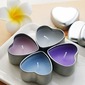 Lovely Candle With Heart Shaped Tin Holder (More Colors)(096017765)
