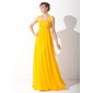 Empire Halter Floor-Length Chiffon Holiday Dress With Ruffle Beading (020015090) Empire Halter Floor-Length Chiffon Holiday Dress With Ruffle Beading (020015090)