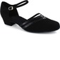 Patent Leather Nubuck Flats Modern Dance Shoes With Ankle Strap (053021442)