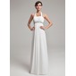 Empire Halter Floor-Length Chiffon Wedding Dress With Ruffle Beadwork Sequins (002012638) Empire Halter Floor-Length Chiffon Wedding Dress With Ruffle Beadwork Sequins (002012638)