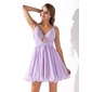A-Line/Princess V-neck Short/Mini Chiffon Homecoming Dress With Ruffle Beading Sequins (022020919)