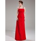 Sheath Halter Floor-Length Chiffon Evening Dress With Ruffle Beading Sequins (017002264)