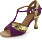 Sparkling Glitter Velvet Heels Sandals Latin Dance Shoes (053022135)