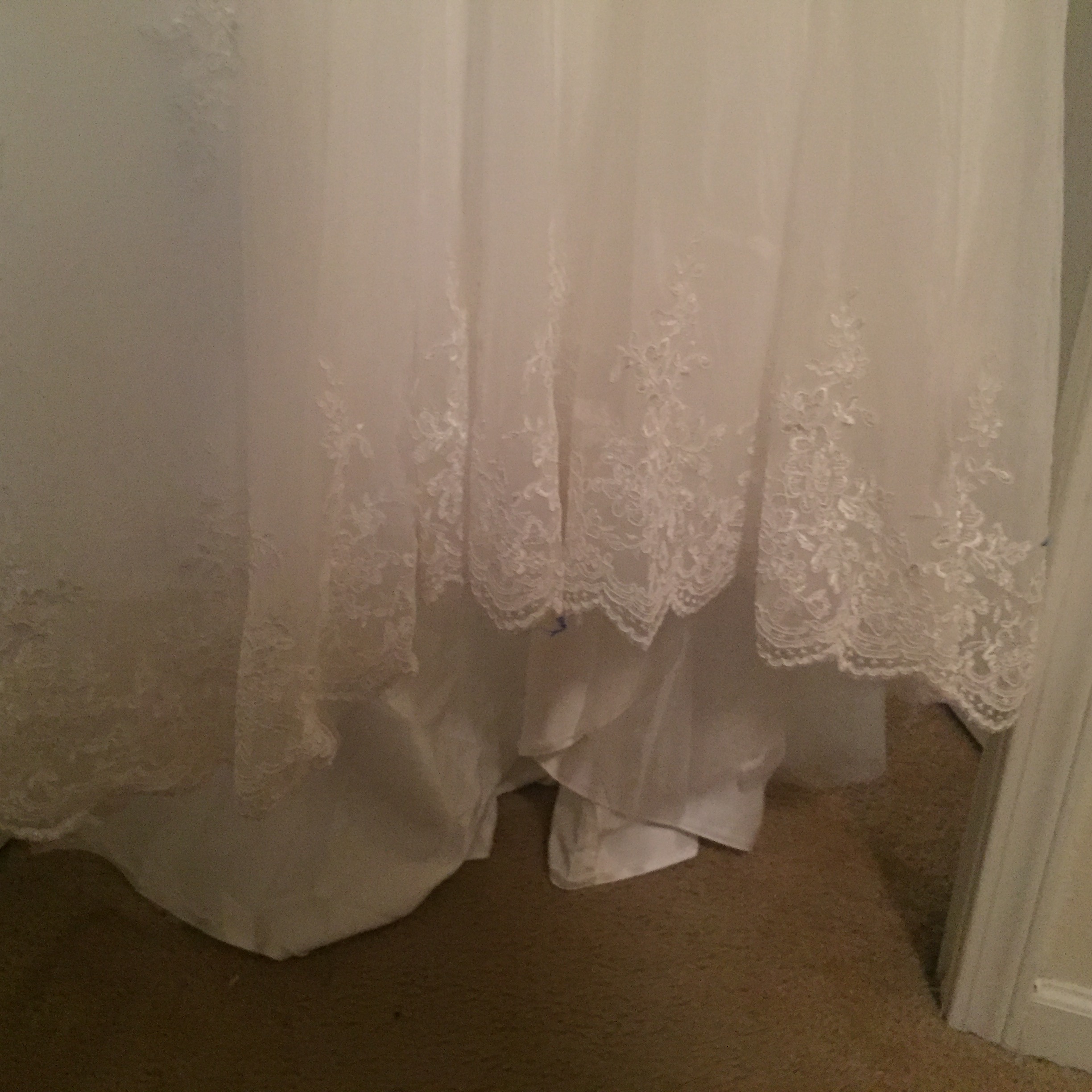 Trumpet/Mermaid Sweetheart Court Train Tulle Wedding Dresses With Beading main image 0